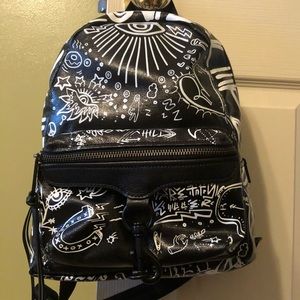 Rebecca Minkoff Black and White Mini Backpack